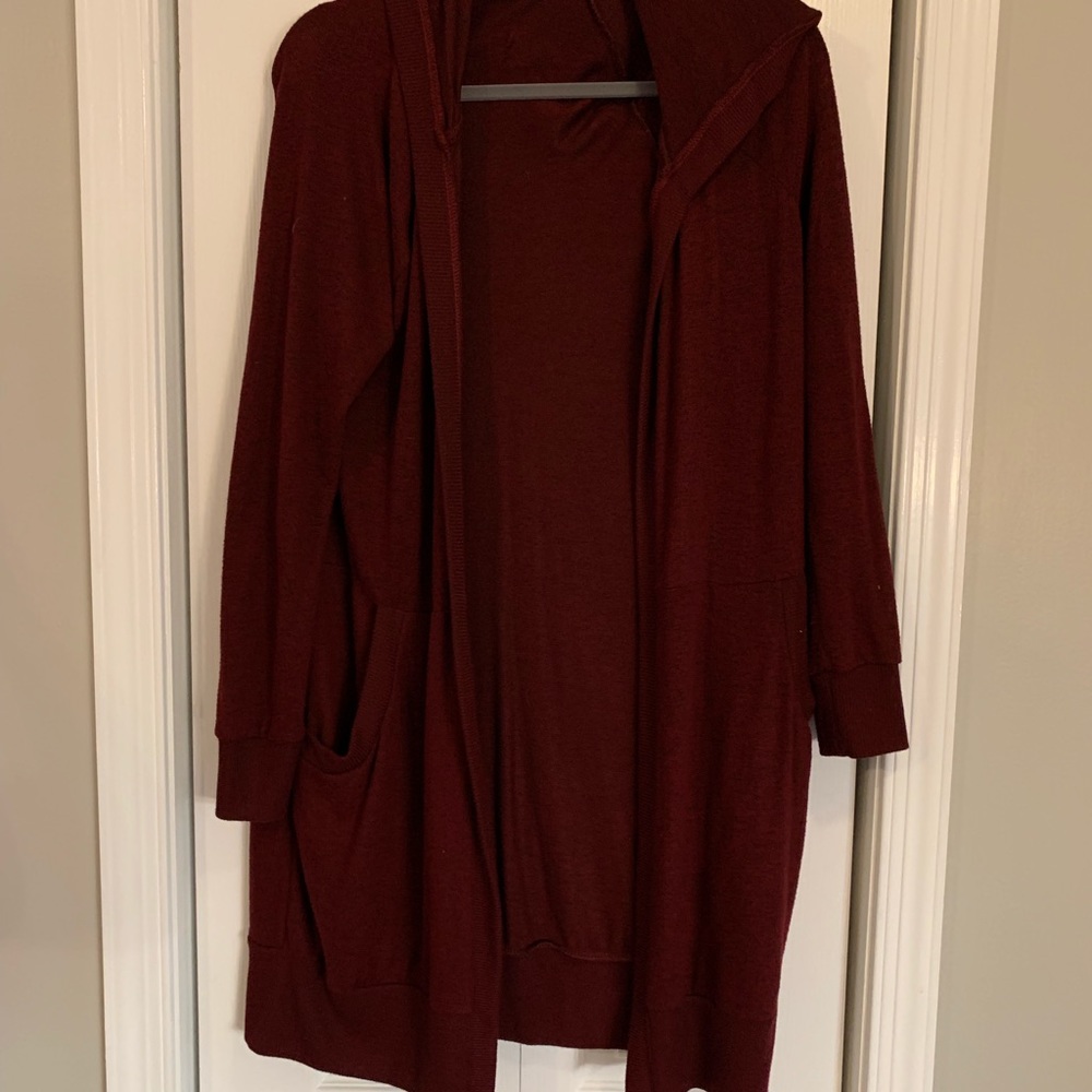 Alter’d state Burgundy long sweater, size medium